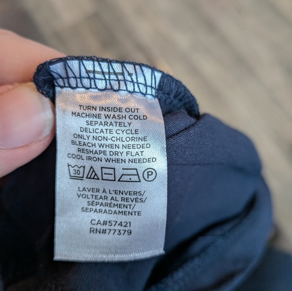 NWT Ann Taylor Factory Lace Front Camisole - Navy Blue - Size XL - Picture 7 of 10